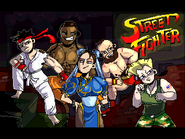 Street Fighter 2 title screen Street Fighter 2 title screen
