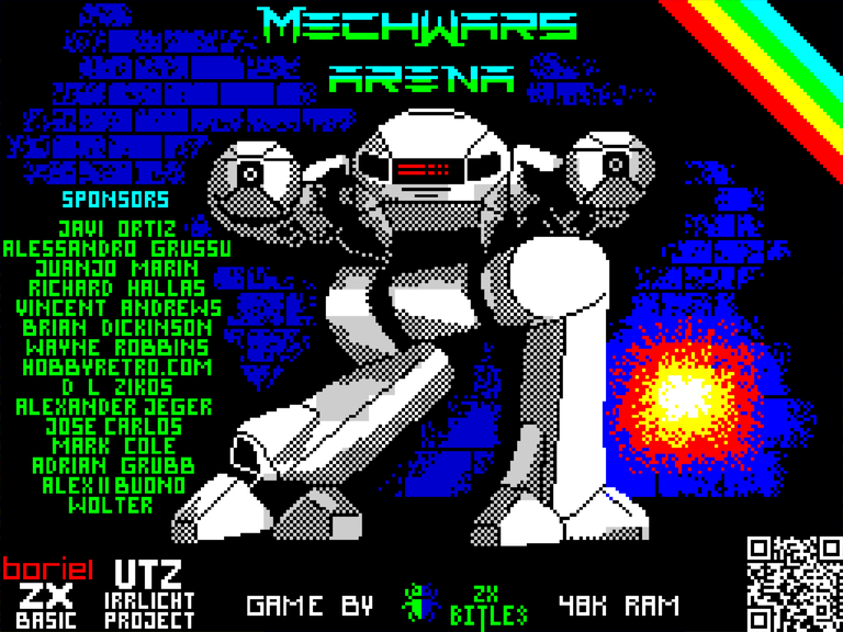 Mechwars Arena Title Screen Mechwars Arena Title Screen