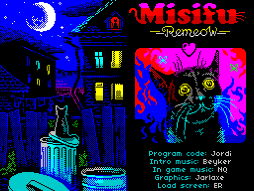 Misifu Remeow Title Screen