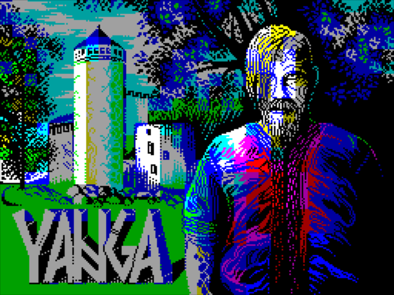 Yanga zx spectrum game title screen Yanga zx spectrum game title screen